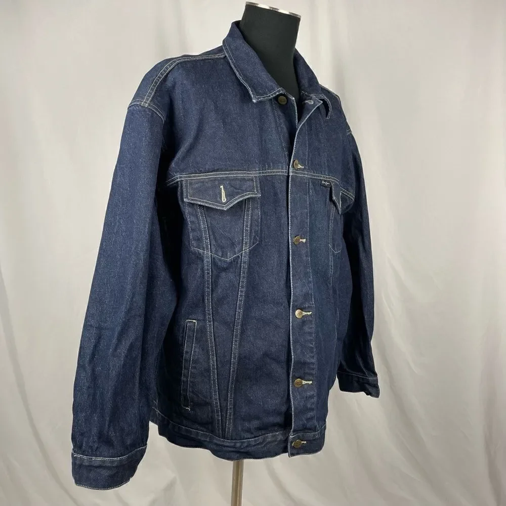 Sean John Heavyweight 100% Cotton Denim Jean‎ Jacket - Mens XXXL